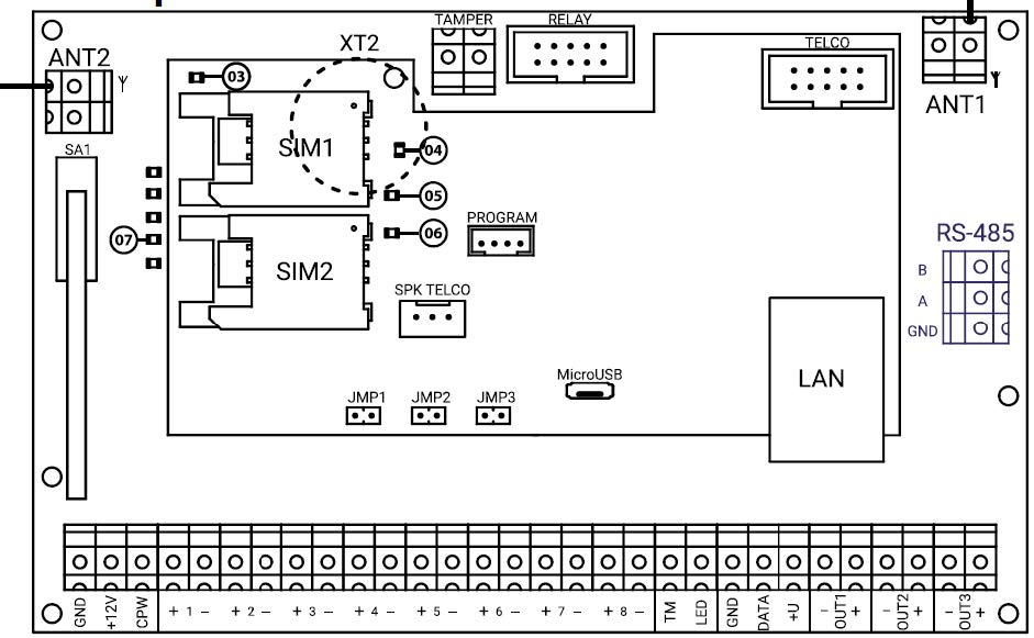 Охранная панель Контакт GSM-16 Охранная панель Контакт GSM-16