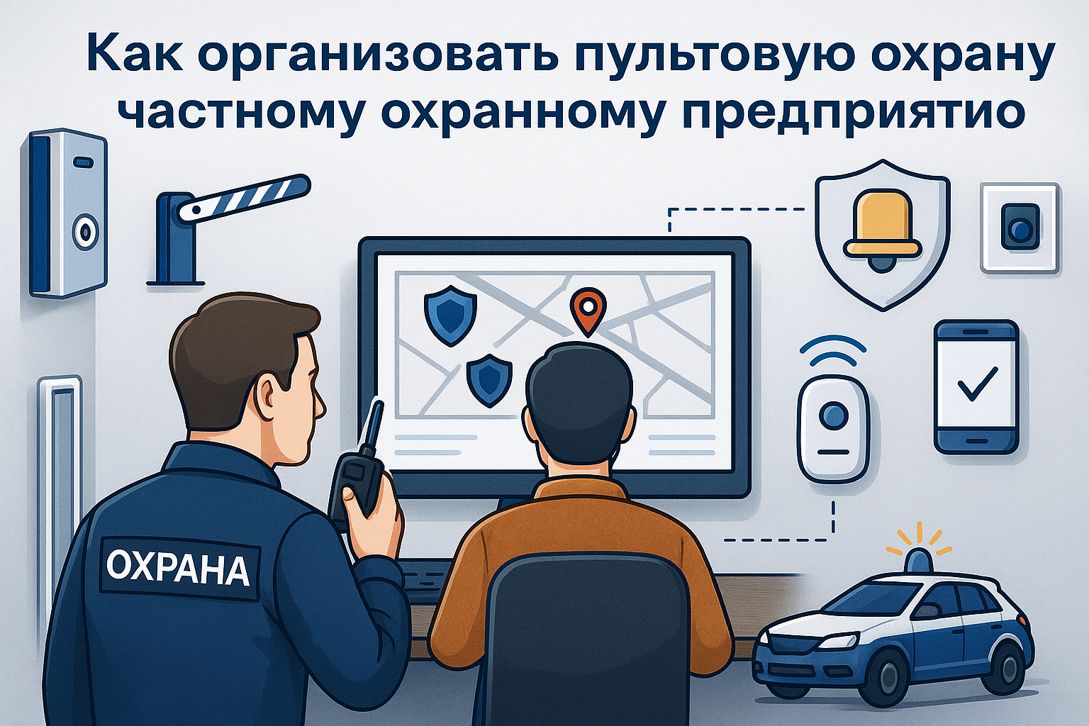 Как организовать пультовую охрану частному охранному предприятию: современные решения