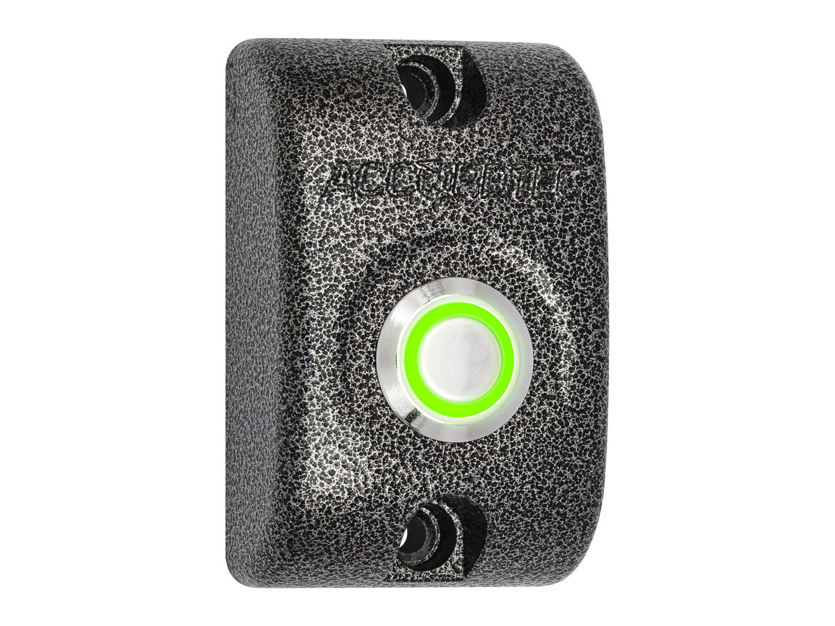Кнопка выхода AT-H300M LED Gray ACCORDTEC накладная, НО / НЗ