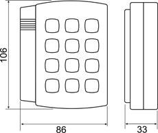 RFID-считыватель Matrix-VII (мод. E H Keys) / Matrix-IV EH