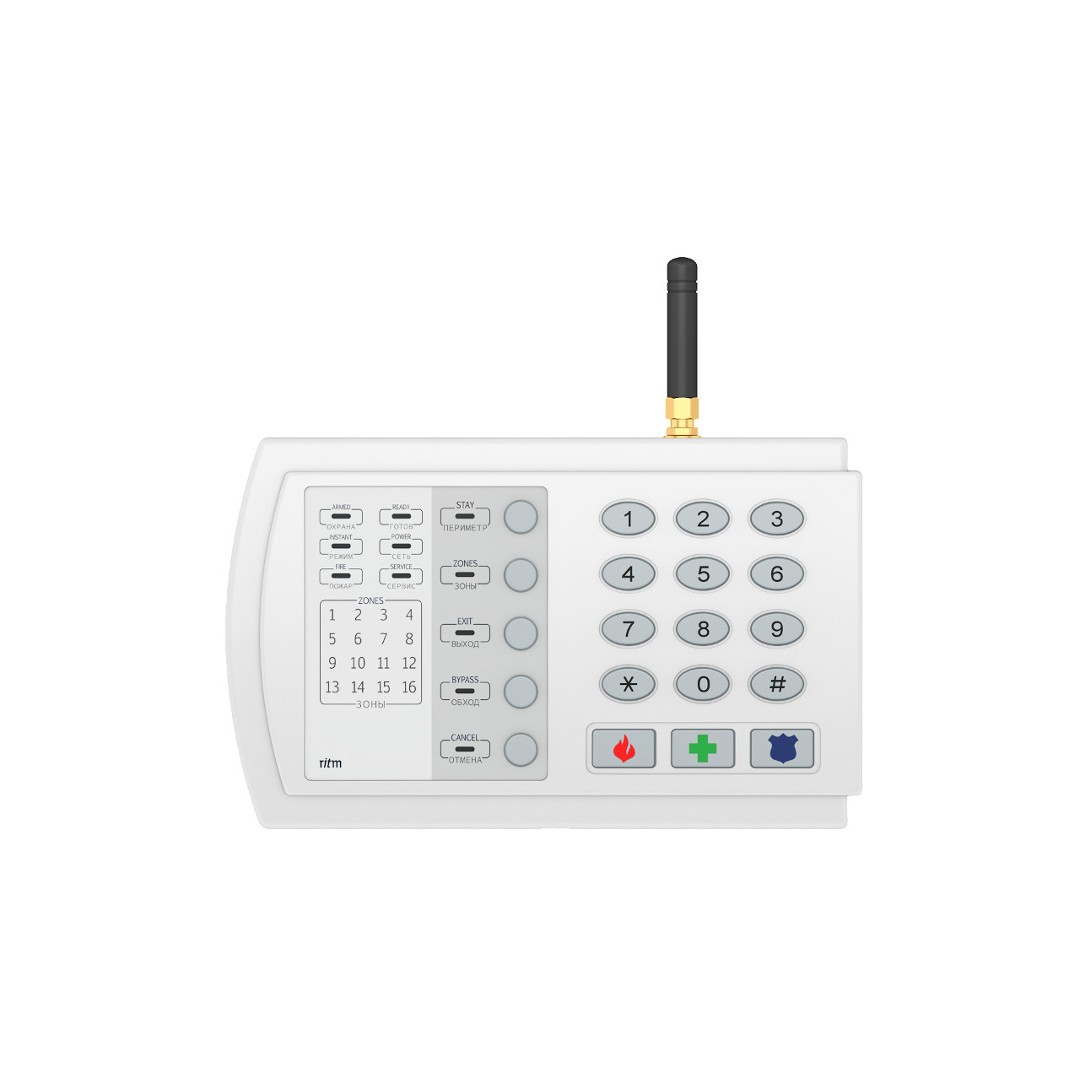 Охранная панель Контакт GSM-9N с внешней GSM антенной