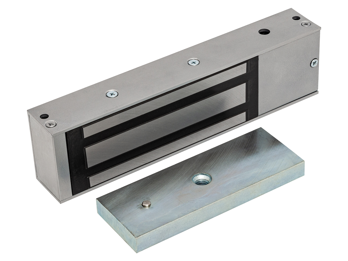 Электромагнитный замок ML-395-2 с датчиком Холла, 500 кг, накладной