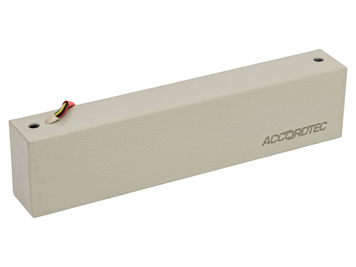 Электромагнитный замок  ML-350N с уголком, 400 кг, накладной