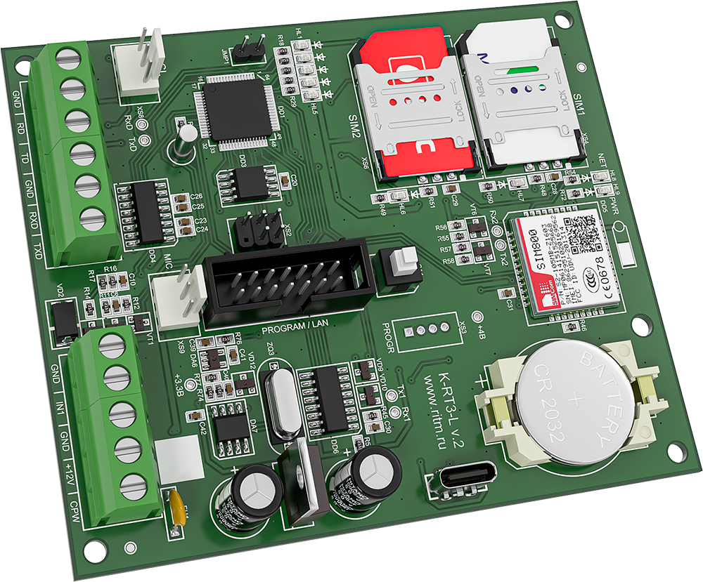 Панель контрольная Контакт GSM-5-RT3 Light (для Болида)