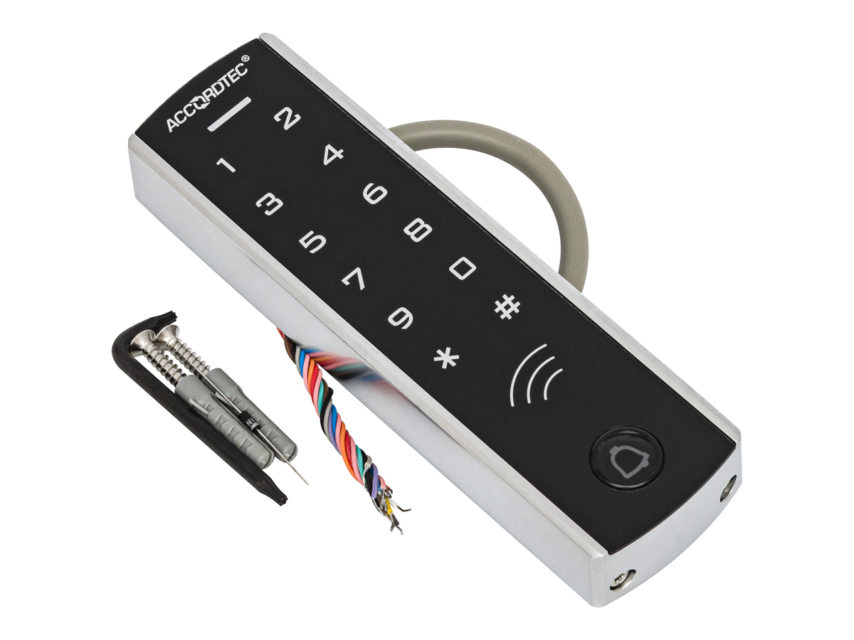 Кодонаборная панель со встроенным считывателем карт EM-Marine, ACCORDTEC AT-CP420EM