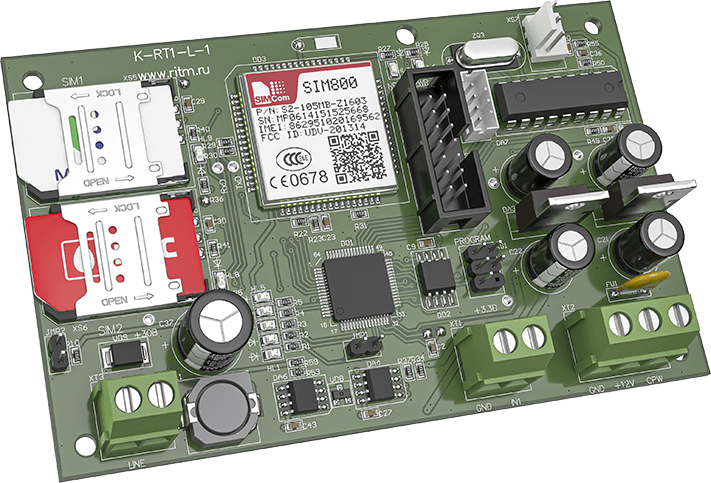 Панель контрольная "Контакт GSM-5-RT1" Light